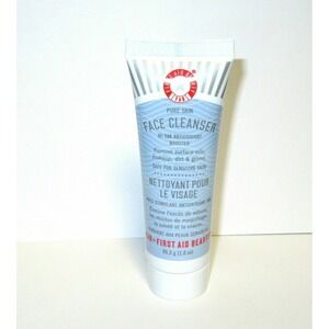 2 x First Aid Beauty Face Cleanser with FAB Antioxidant Booster 1 oz travel size